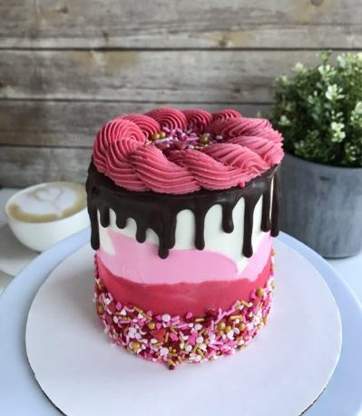 Valentine's Day Dessert Menu Cake