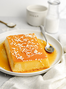 Coconut Flan Caribbean French Antilles Flan Seidy S Bakery