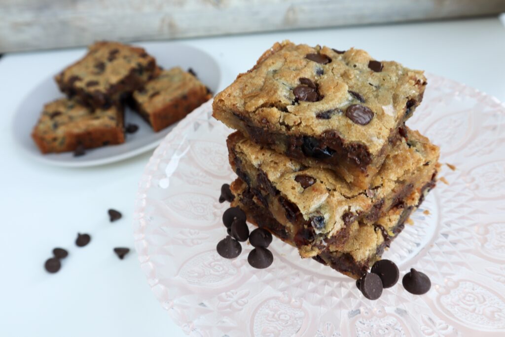 Cranberry Orange Chocolate Blondies