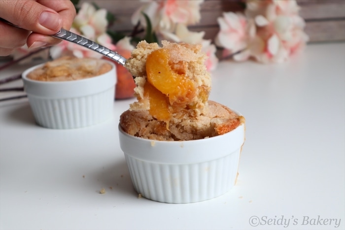 Peach Cobbler Recipe for two