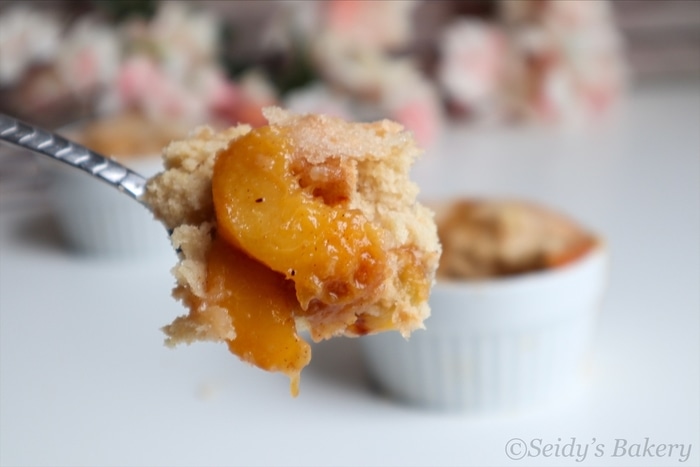 Peach Cobbler Recipe for two