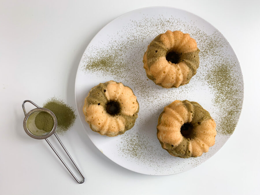 Matcha bundt Cake