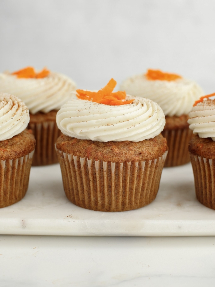 Carrot Cupcakes with Cream Cheese Frosting