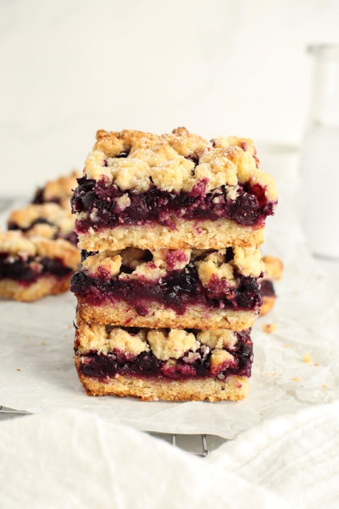 Lemon Blueberry Crumb Bars