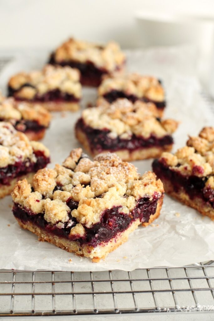 Lemon Blueberry Crumb Bars