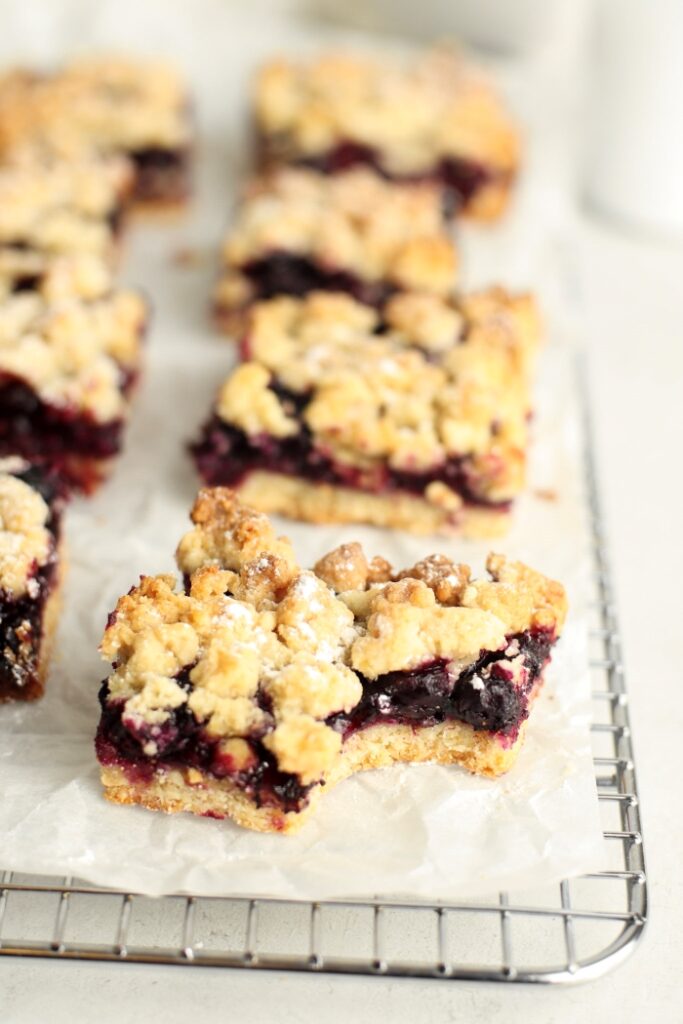 Lemon Blueberry Crumb Bars