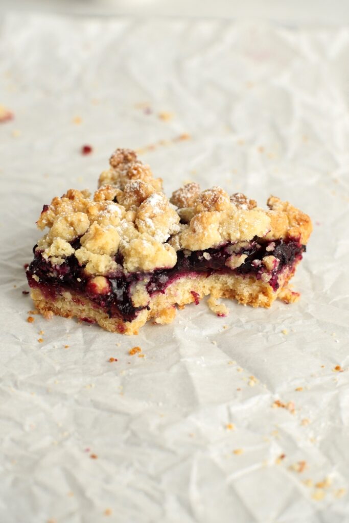 Lemon Blueberry Crumb Bars