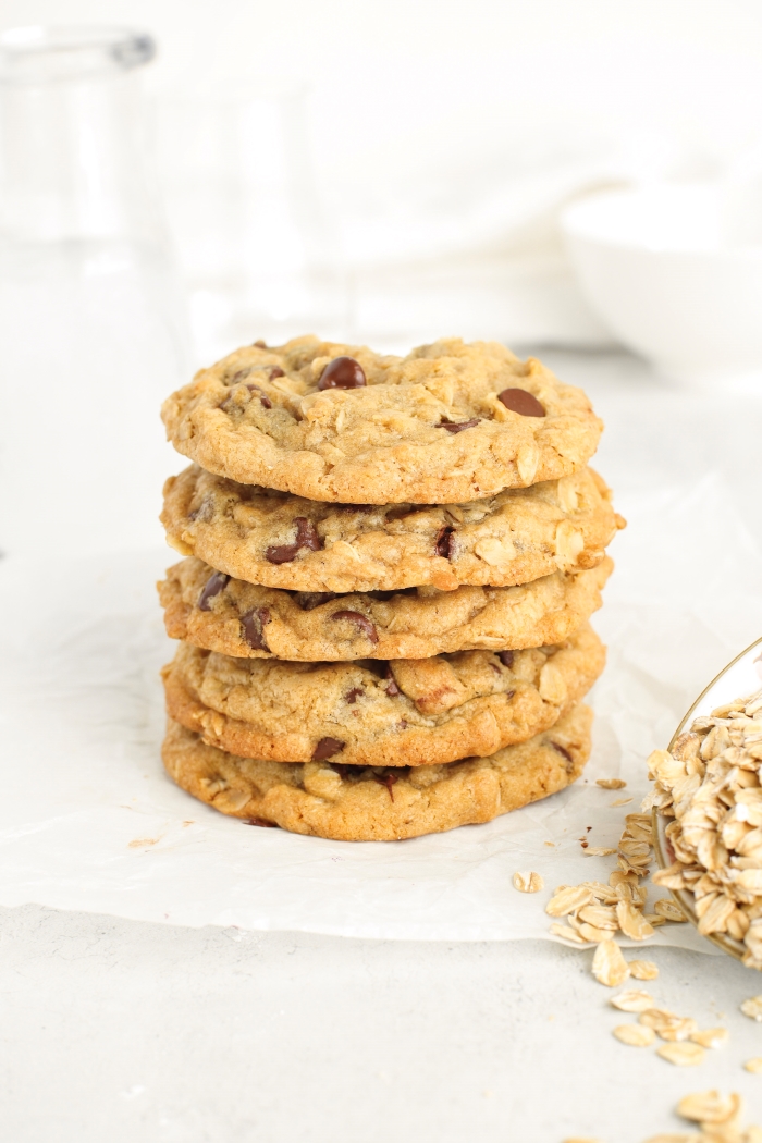 Brown Butter Oatmeal Chocolate Chip Cookies » Seidy's Bakery