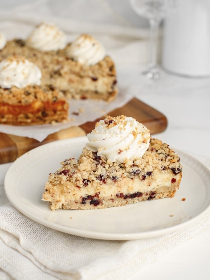 Cranberry Crumb Cheesecake 4