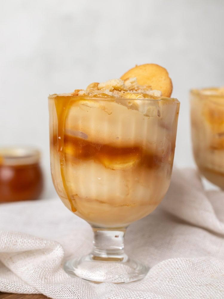 Salted Caramel Banana Pudding