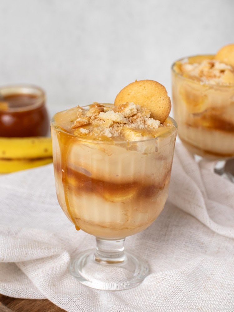 Salted Caramel Banana Pudding