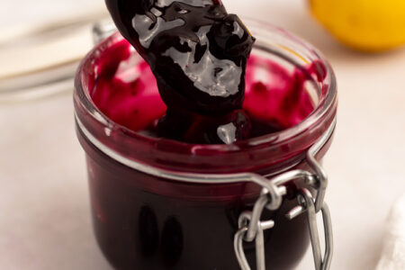 Easy blueberry sauce