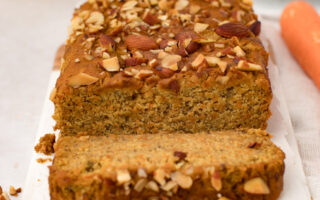 banana carrot cake bread gf vegan